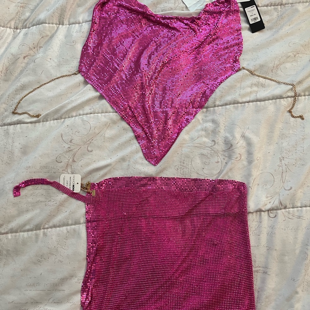 Fashion nova skirt set